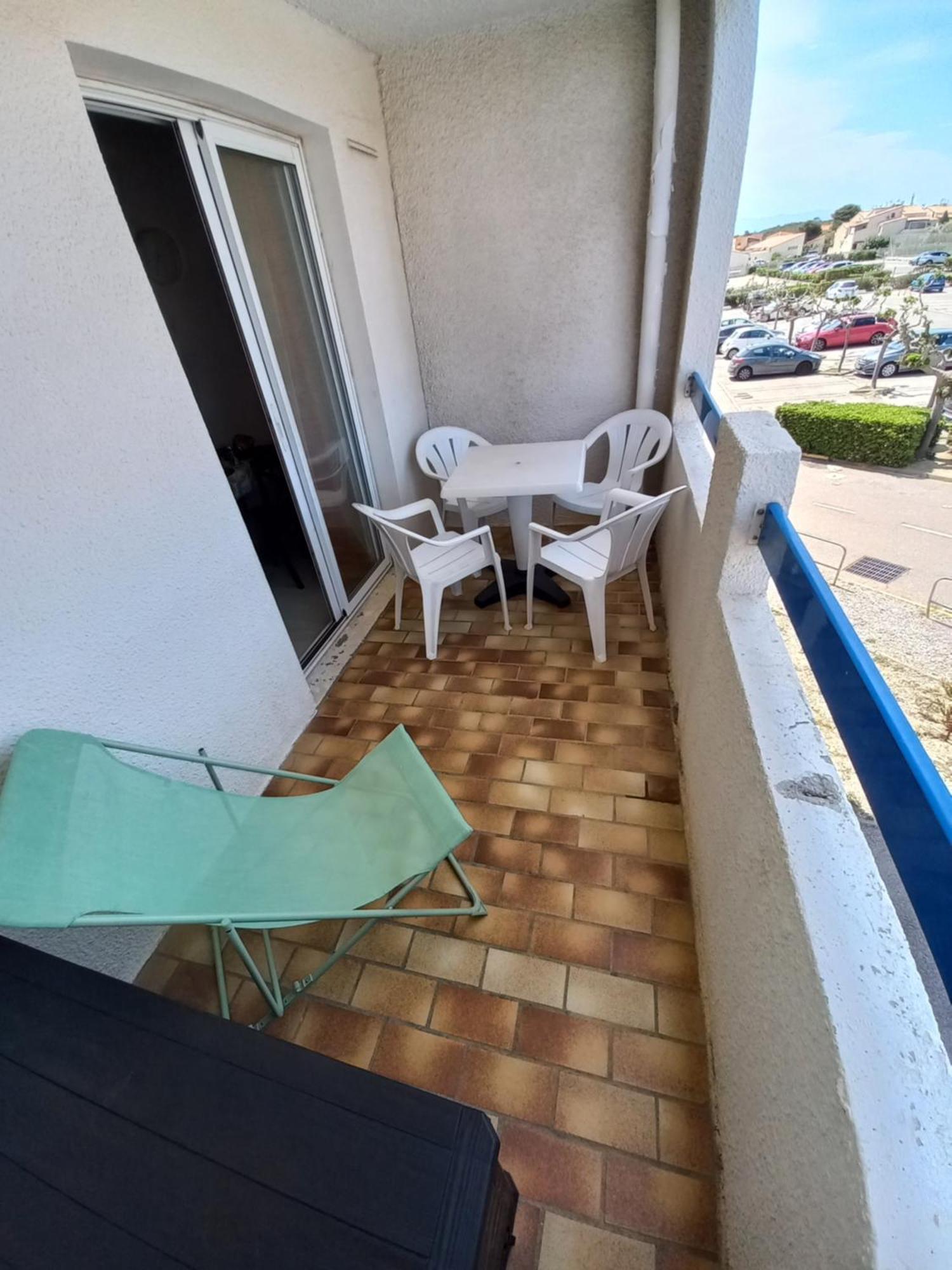 לה ברקרה Coquet Studio 4 Pers, Piscine,Clim Mobile, Plage A 300 M,A 5Min A Pied Du Lydia מראה חיצוני תמונה